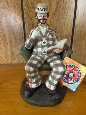 Vintage Collectible Clown Figurine
